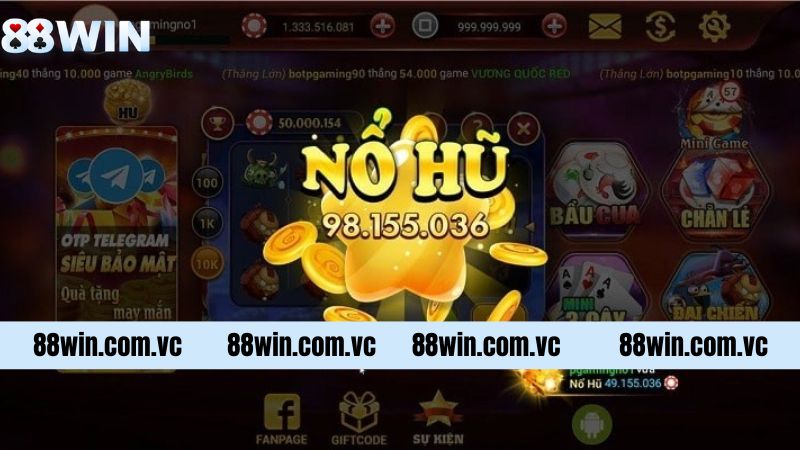 Game Nổ Hũ Quốc Tế 88Win - Thiên Đường Giải Trí Hàng Đầu 2 Điểm qua điều hấp dẫn nổ hũ quốc tế